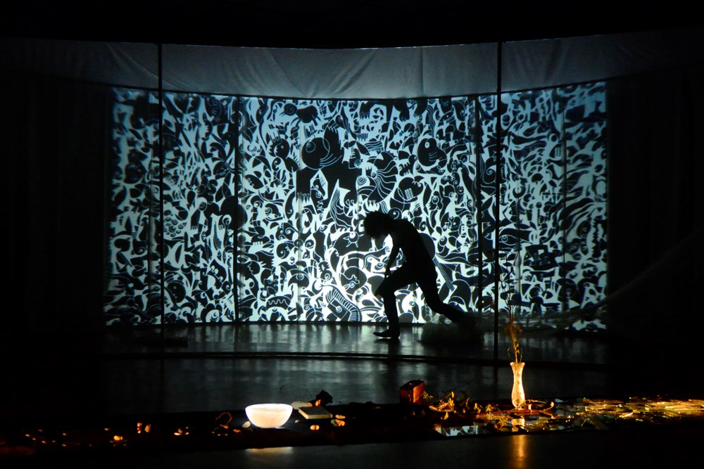 Crtež Davida Belasa  (Snimio Dejan Štifanić)